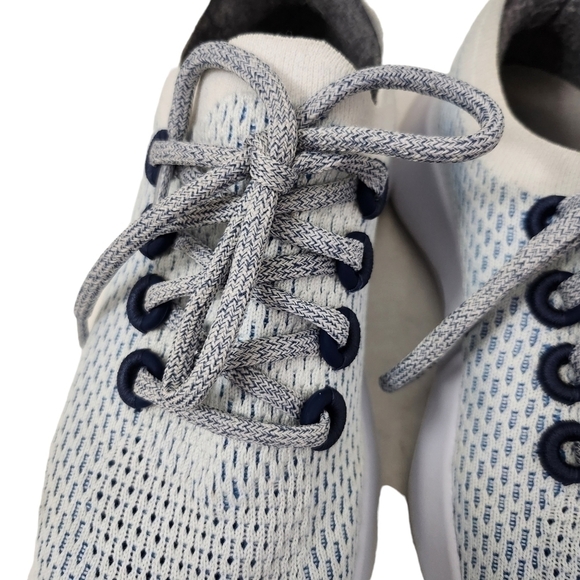 Allbirds Womens Tree Dasher Running Shoes Size 7 Blue Gray White Athletic Gym - Picture 3 of 9